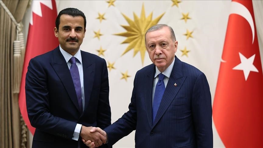 أمير قطر وأردوغان يناقشان جهود خفض التصعيد في المنطقة