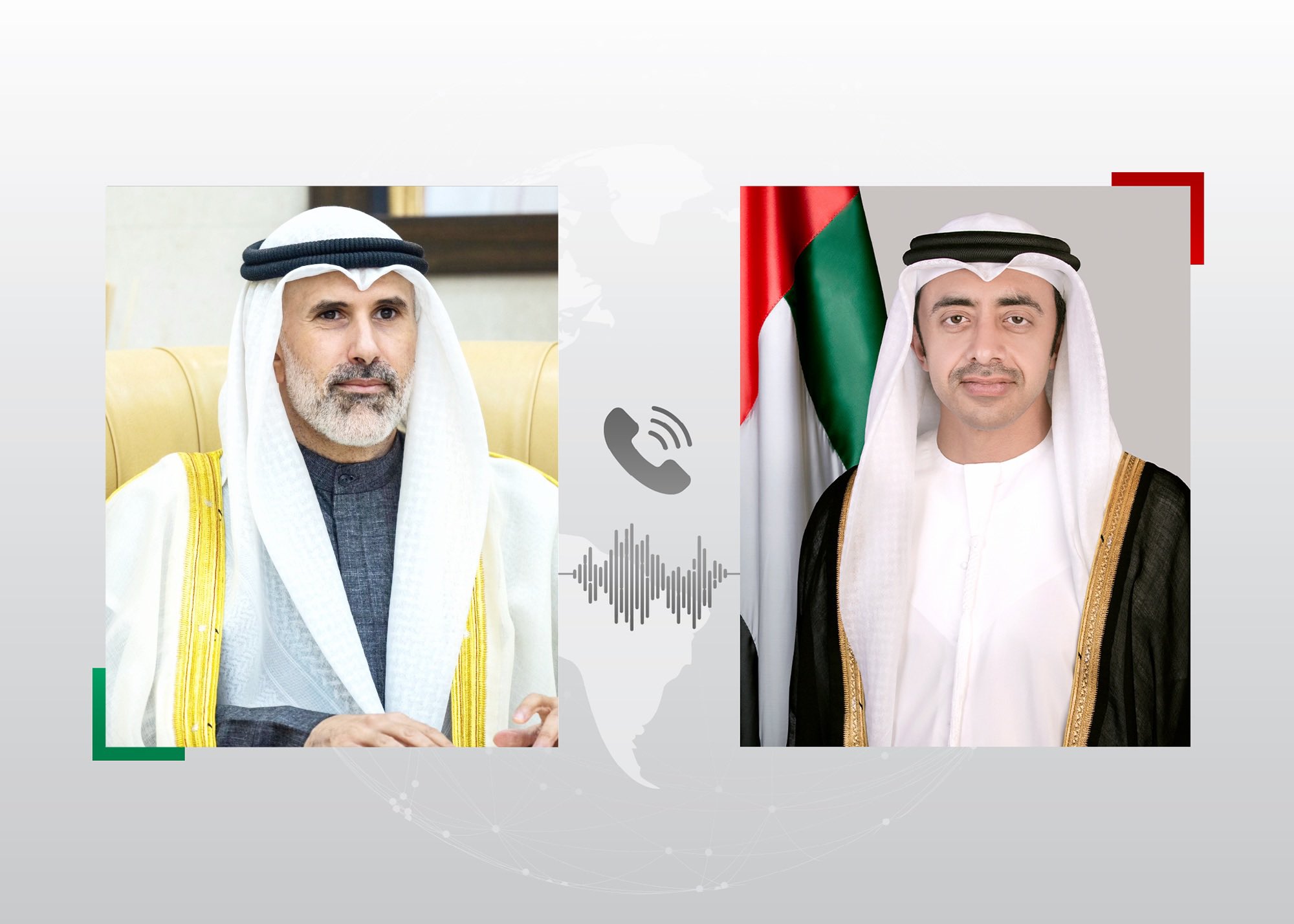 عبدالله بن زايد: أمن الكويت جزء لا يتجزأ من أمن الإمارات والخليج