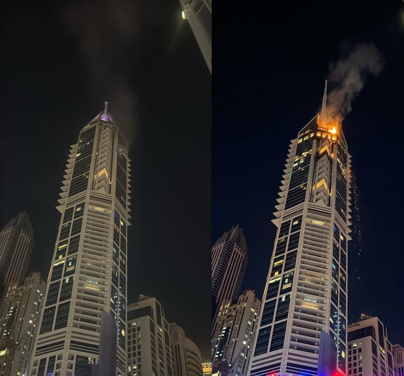 وزارة الدفاع: اعتراض صواريخ ومسيّرات إيرانية وإصابتان إثر سقوط شظايا في دبي