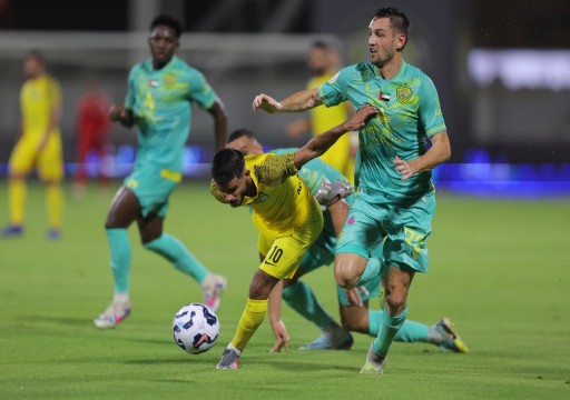 كلباء يتعادل مع الوصل والنصر يكتسح العروبة في افتتاح دوري المحترفين