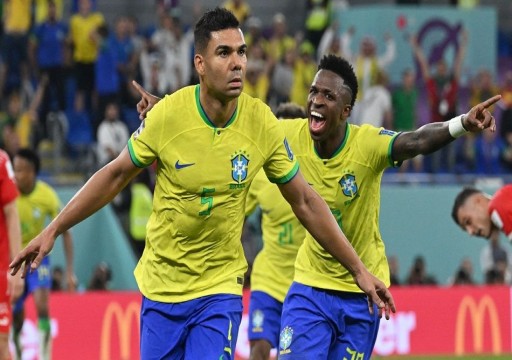 البرازيل تتأهل إلى دور الستة عشر بهدف كاسيميرو