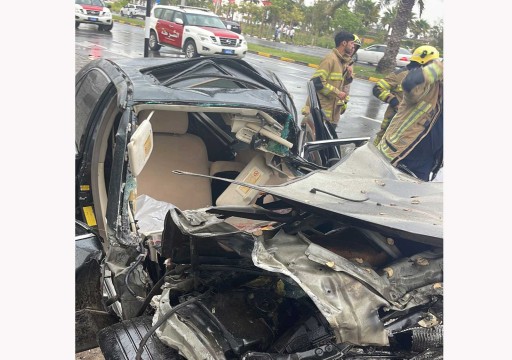 وفاة شابة مواطنة بحادث اصطدام خطير في الفجيرة