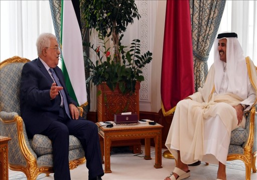 أمير قطر والرئيس الفلسطيني يبحثان جهود وقف الحرب الإسرائيلية على غزة