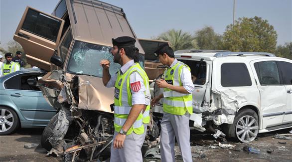  780 حادثاً مرورياً خلال التقلبات الجوية في الدولة 