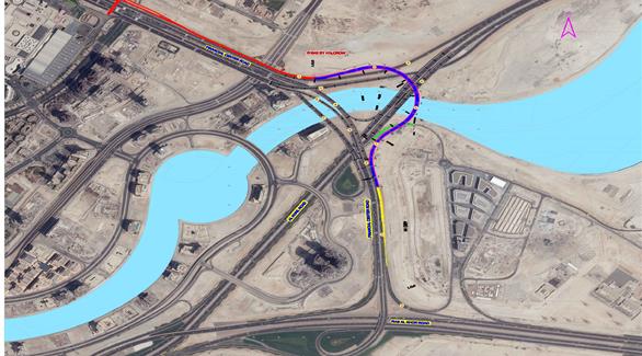 إرساء مشروع جسر شارع الخيل بدبي بتكلفة تقدر ب 120 مليون درهم