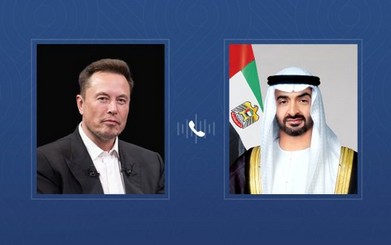 رئيس الدولة وإيلون ماسك يبحثان الفرص الواعدة بمجال التكنولوجيا