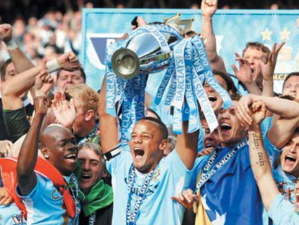 مانشستر سيتي يتوج بطلا للدوري الإنجليزي