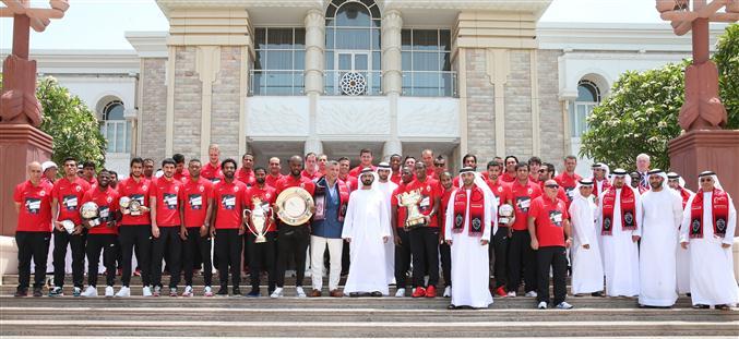 محمد بن راشد يهنئ الأهلي على الإنجازات الكروية