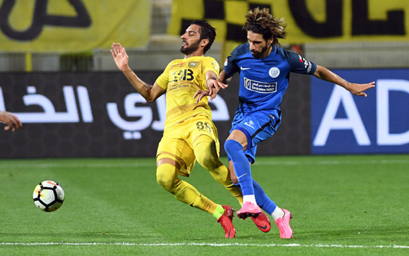 النصر يهزم الوصل بركلتي جزاء في ديربي برد دبي